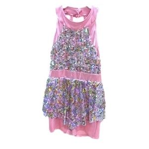 Awish Come True Girls' Dance Costume Pink